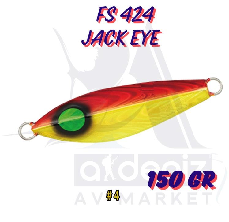 Hayabusa Fs 424 Jack Eye Slow Jig 150 gr 10 cm Color:4HAYABUSA
