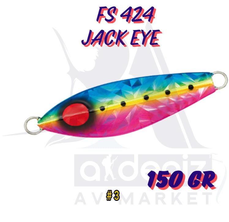 Hayabusa Fs 424 Jack Eye Slow Jig 150 gr 10 cm Color:3HAYABUSA