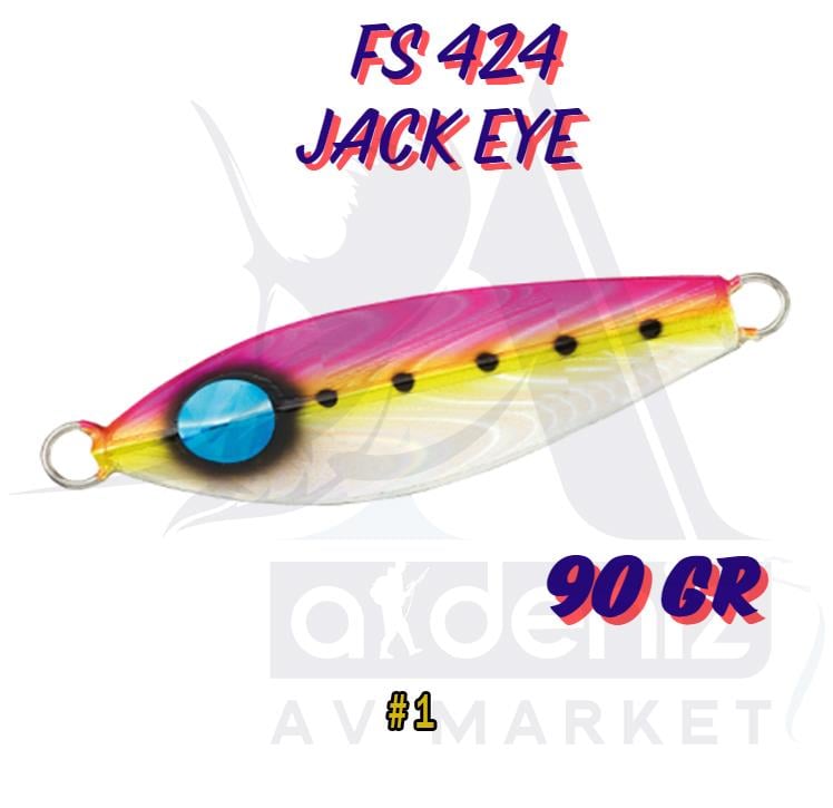 Hayabusa Fs 424 Jack Eye Slow Jig 90 gr 8 cm Color:1HAYABUSA