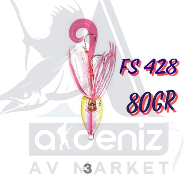 Hayabusa Kick Rubber 80gr FS 428 Tai Montajlı Set Jig Yem #3HAYABUSA