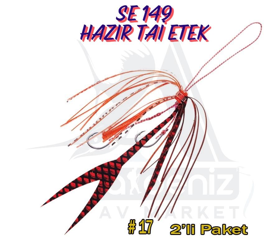 Hayabusa SE 149 Tai Rubber Free Slide Yedek Etekli Assist İğne Montajlı Set #17HAYABUSA