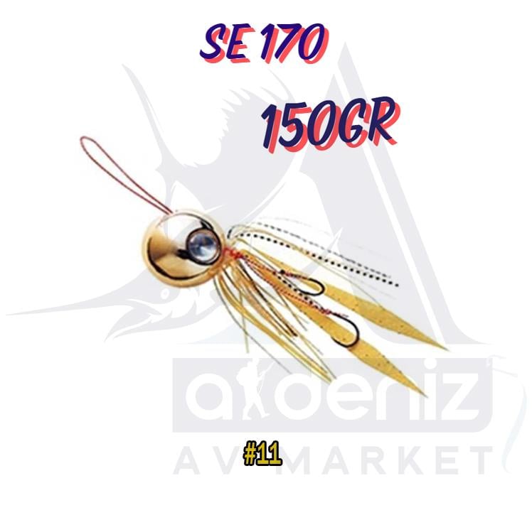 Hayabusa SE 170 Free Slide VS 150grTai Rubber Montajlı Set Jig Yem #11HAYABUSA