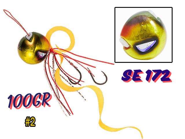 Hayabusa SE 172 Tai Rubber Free Slide SF Montalı Set 100gr Jig Suni yem #2HAYABUSA