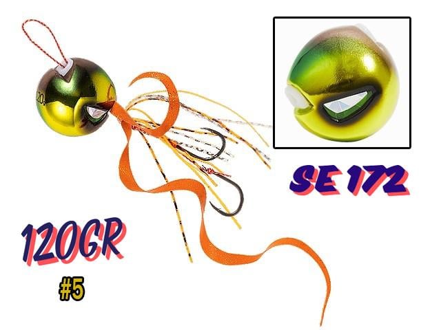 Hayabusa SE 172 Tai Rubber Free Slide SF Montalı Set 120gr Jig Suni yem #5HAYABUSA