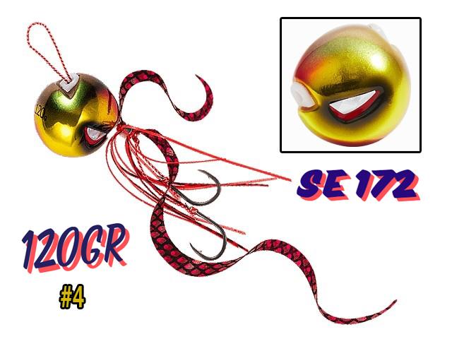 Hayabusa SE 172 Tai Rubber Free Slide SF Montalı Set 120gr Jig Suni yem #4HAYABUSA