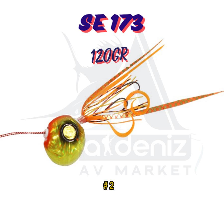 Hayabusa SE 173 Tai Rubber Free Slide VS Montajlı Set 120gr Jig Suni yem #2HAYABUSA