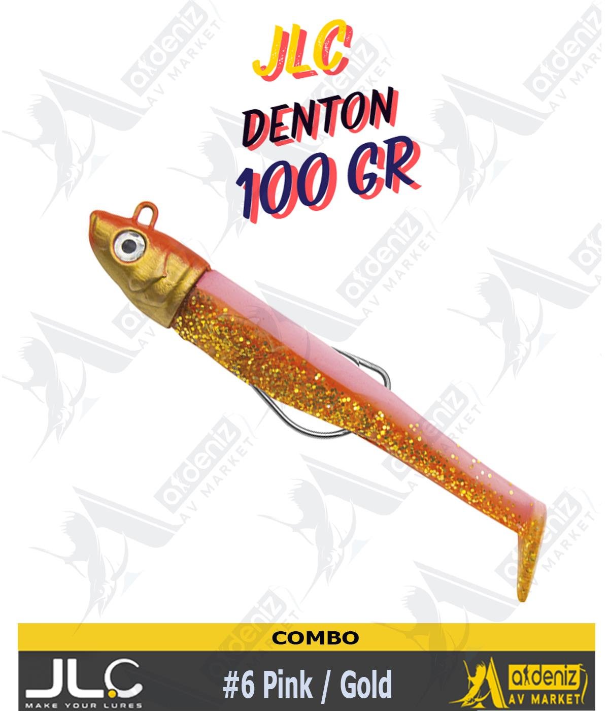JLC Jigging A La Carta Denton Combo Silikon Balık 100 gr #6 Pink GoldJLC JİGGİNG A LA CARTA