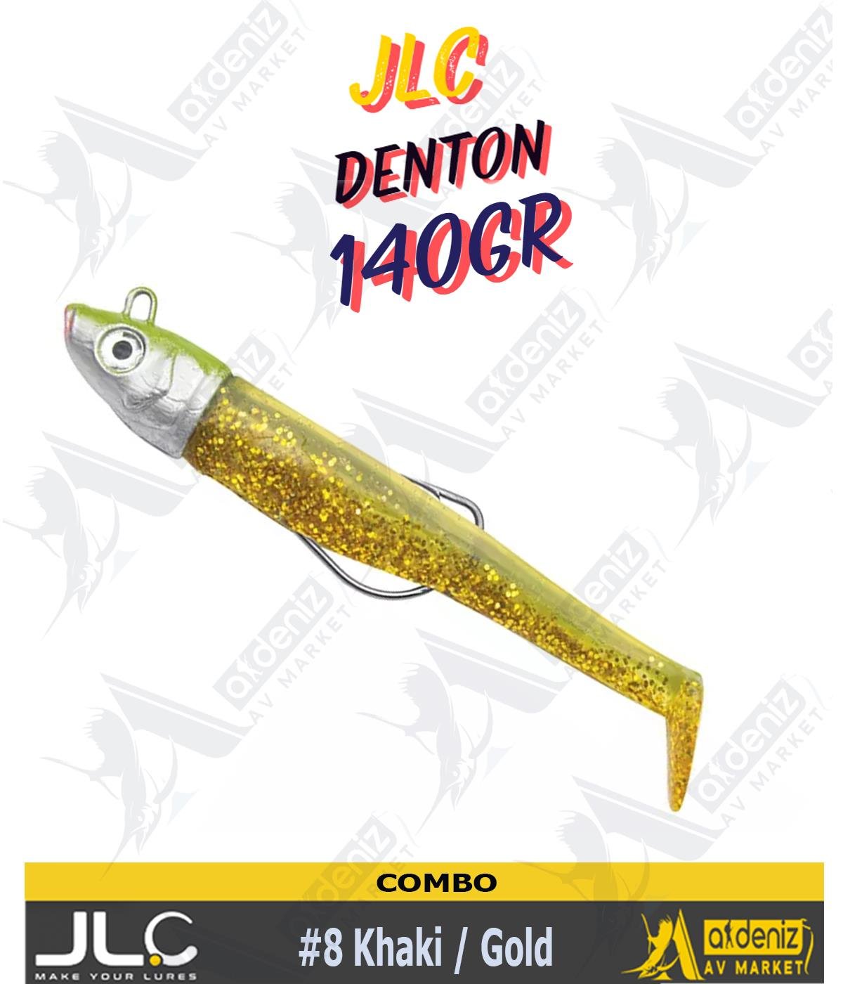 JLC Jigging A La Carta Denton Combo Silikon Balık 140 gr #8 Khaki GoldJLC JİGGİNG A LA CARTA