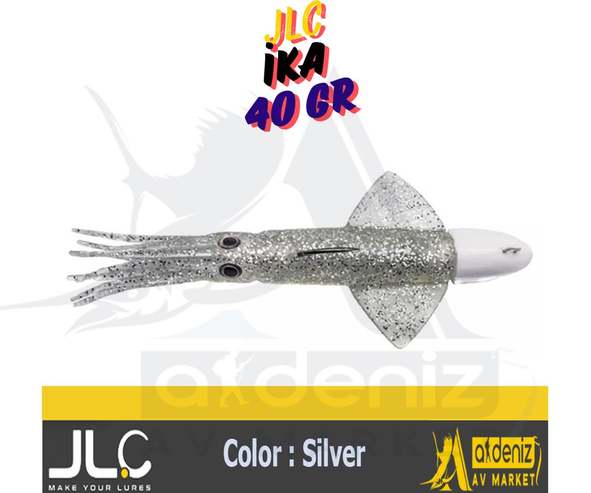 JLC Jigging A La Carta IKA 40 Gr #10 Silver plata gümüş Combo Silikon Kalamar Yem