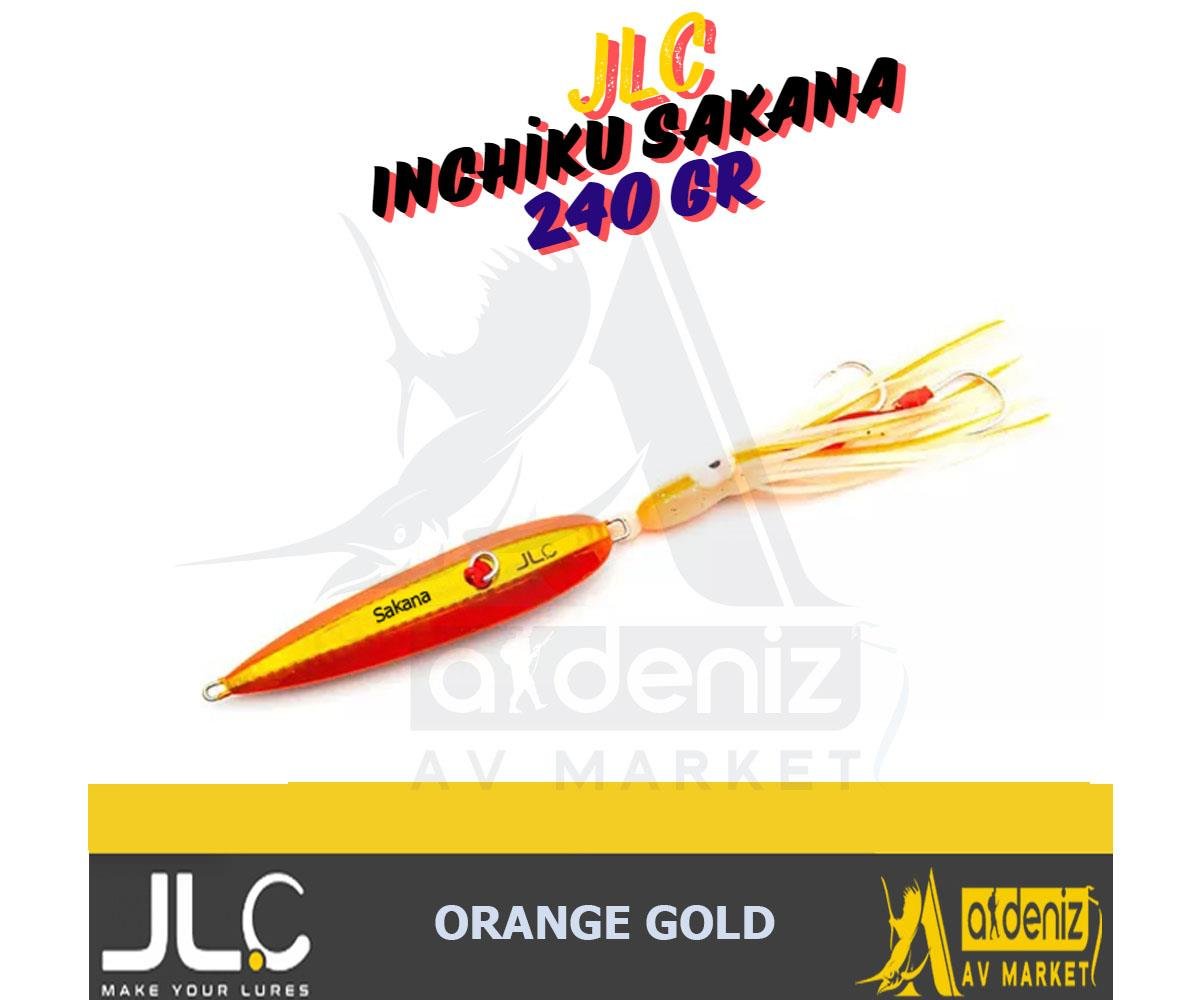 JLC Jigging A La Carta INCHIKU SAKANA 240 gr #3 Orange GoldJLC JİGGİNG A LA CARTA