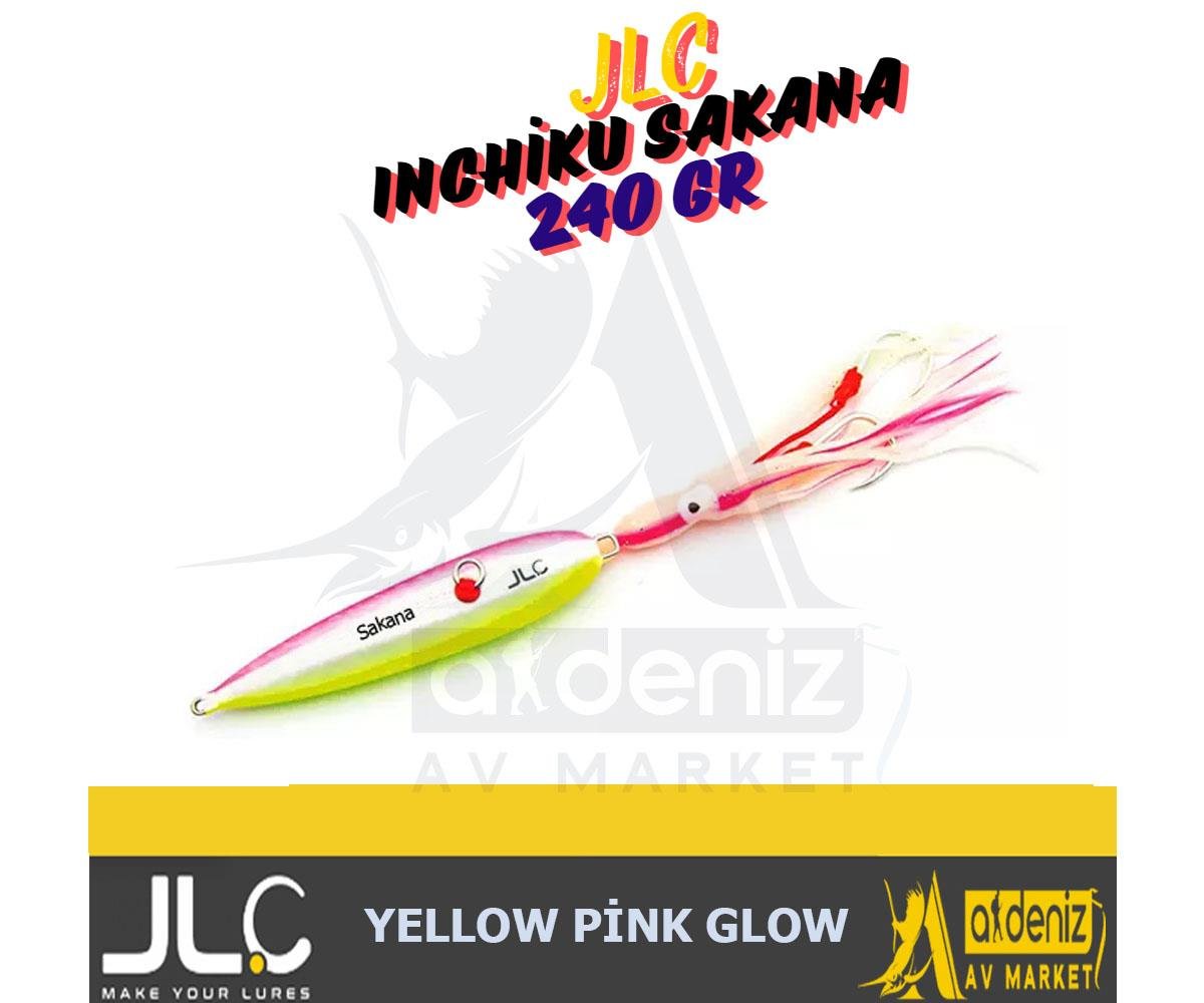 JLC Jigging A La Carta INCHIKU SAKANA 240 gr #2 Yellow Pink GlowJLC JİGGİNG A LA CARTA