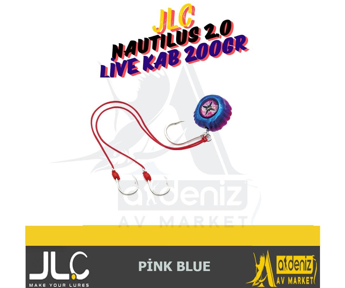 JLC Jigging A La Carta NAUTILUS 2.0 Live Kab 200 Gr #2 Pink BlueJLC JİGGİNG A LA CARTA
