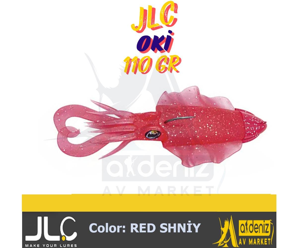 JLC Jigging A La Carta OKİ 110 Gr #3 Red Shiny kırmızı renk Combo Silikon Sübye Yem