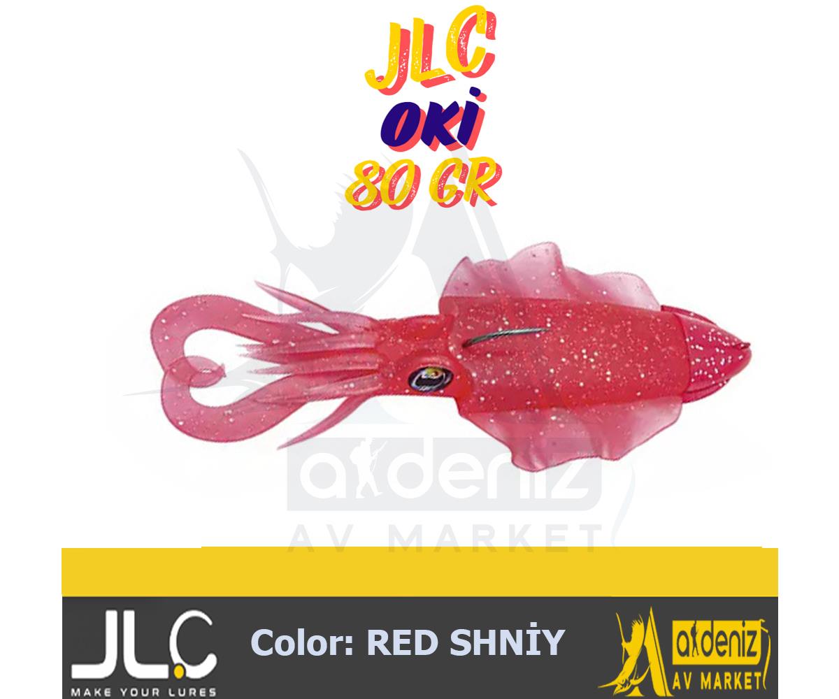 JLC Jigging A La Carta OKİ 80 Gr #3 Red Shiny kırmızı renk Combo Silikon Sübye Yem