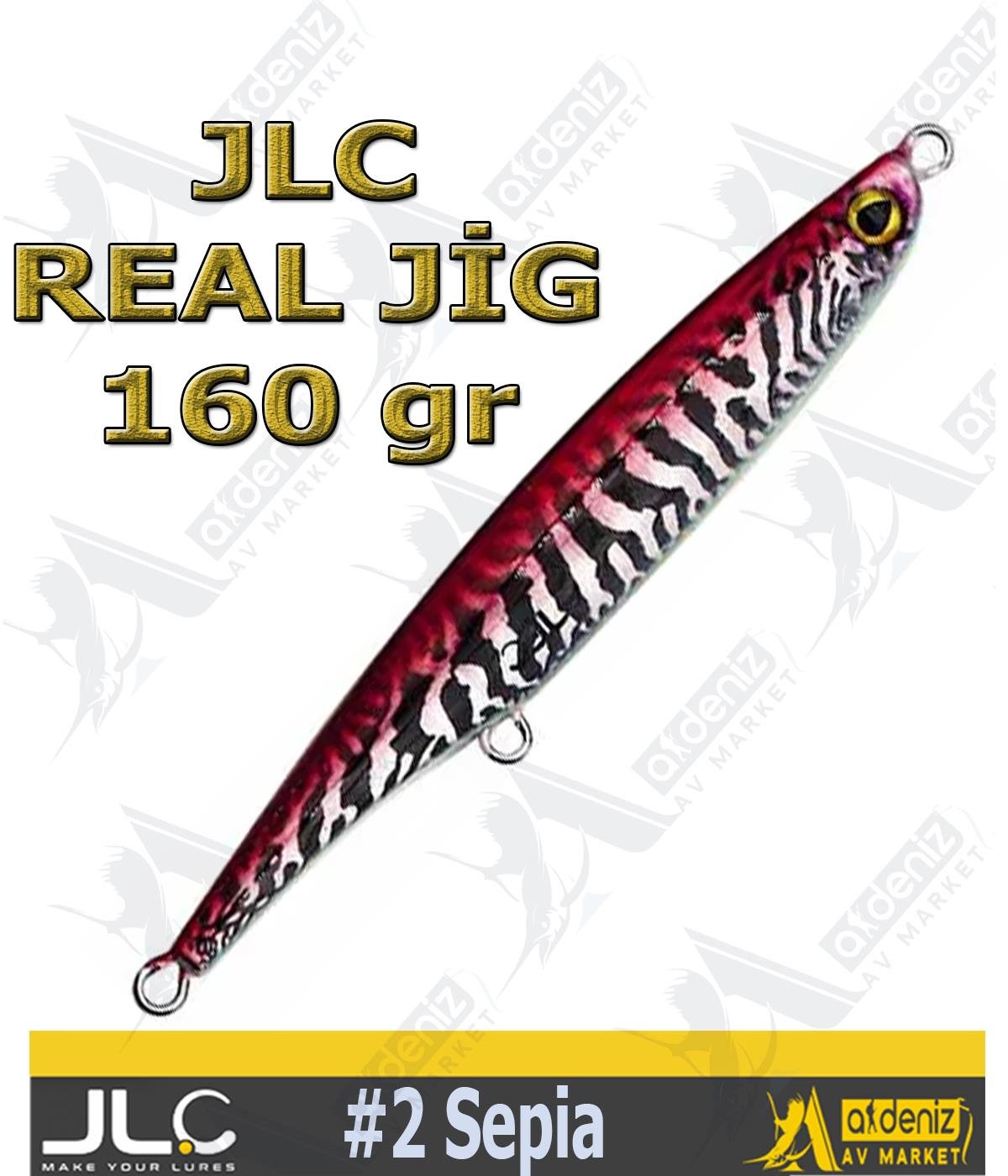 JLC Jigging A La Carta Real Jig 160gr #2 SEPİAJLC JİGGİNG A LA CARTA