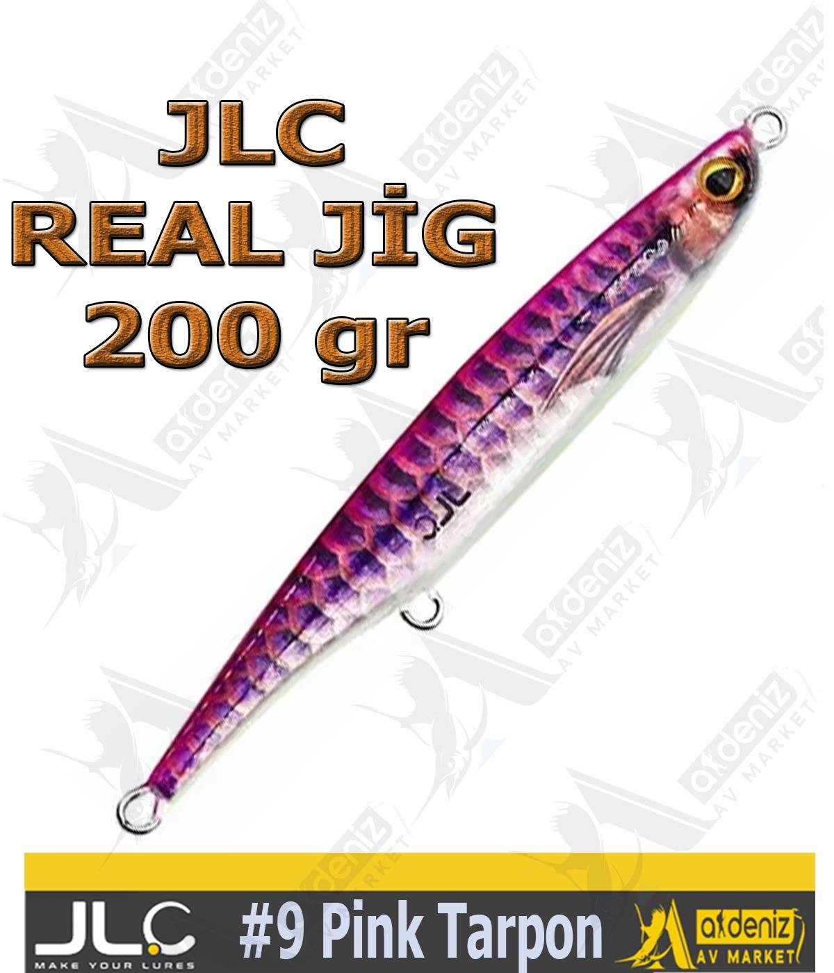 JLC Jigging A La Carta Real Jig 200gr #9 PİNK TARPONJLC JİGGİNG A LA CARTA