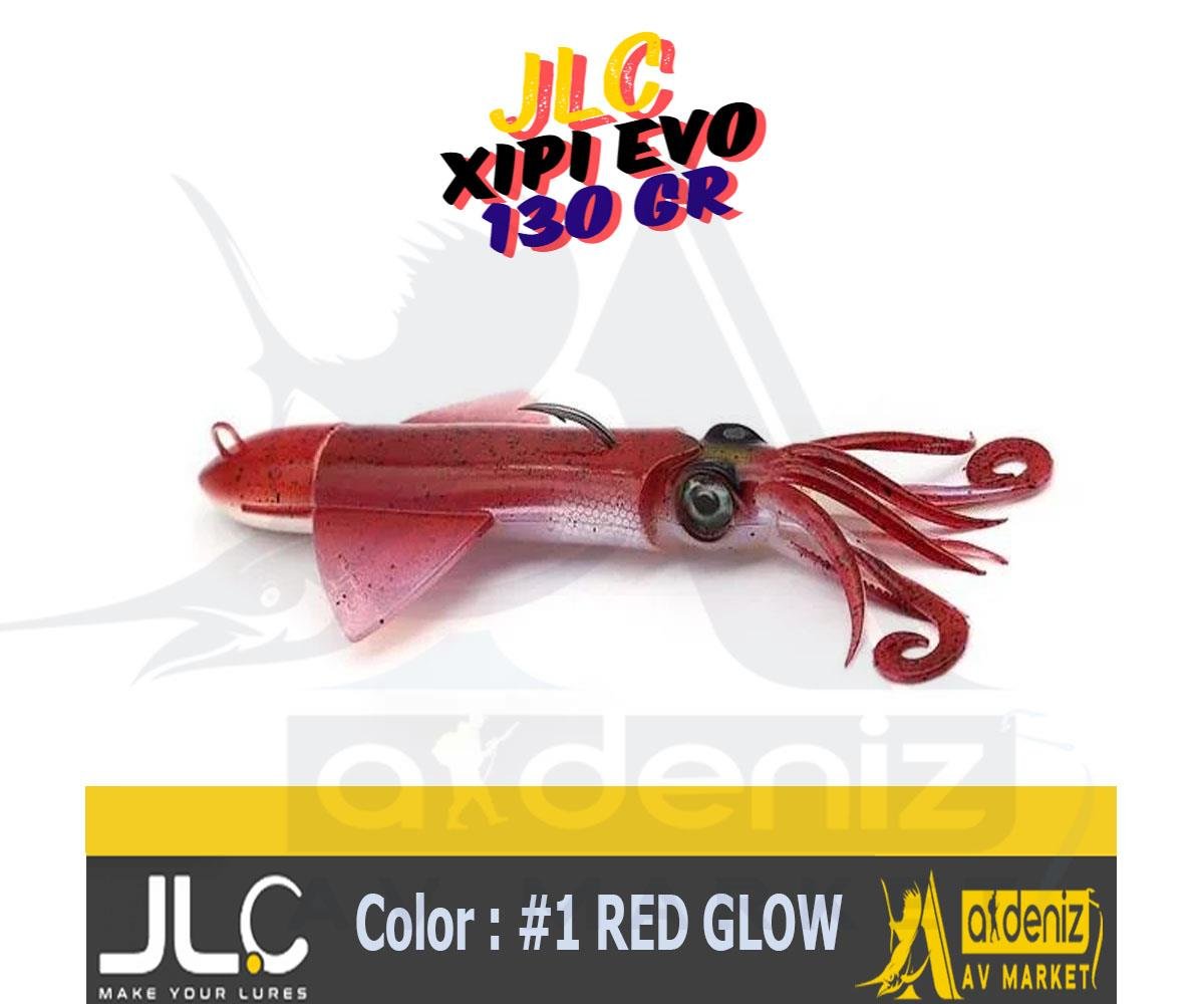 JLC Jigging A La Carta XIPI EVO 130 Gr #1 RED GLOW Combo Silikon Kalamar YemJLC JİGGİNG A LA CARTA
