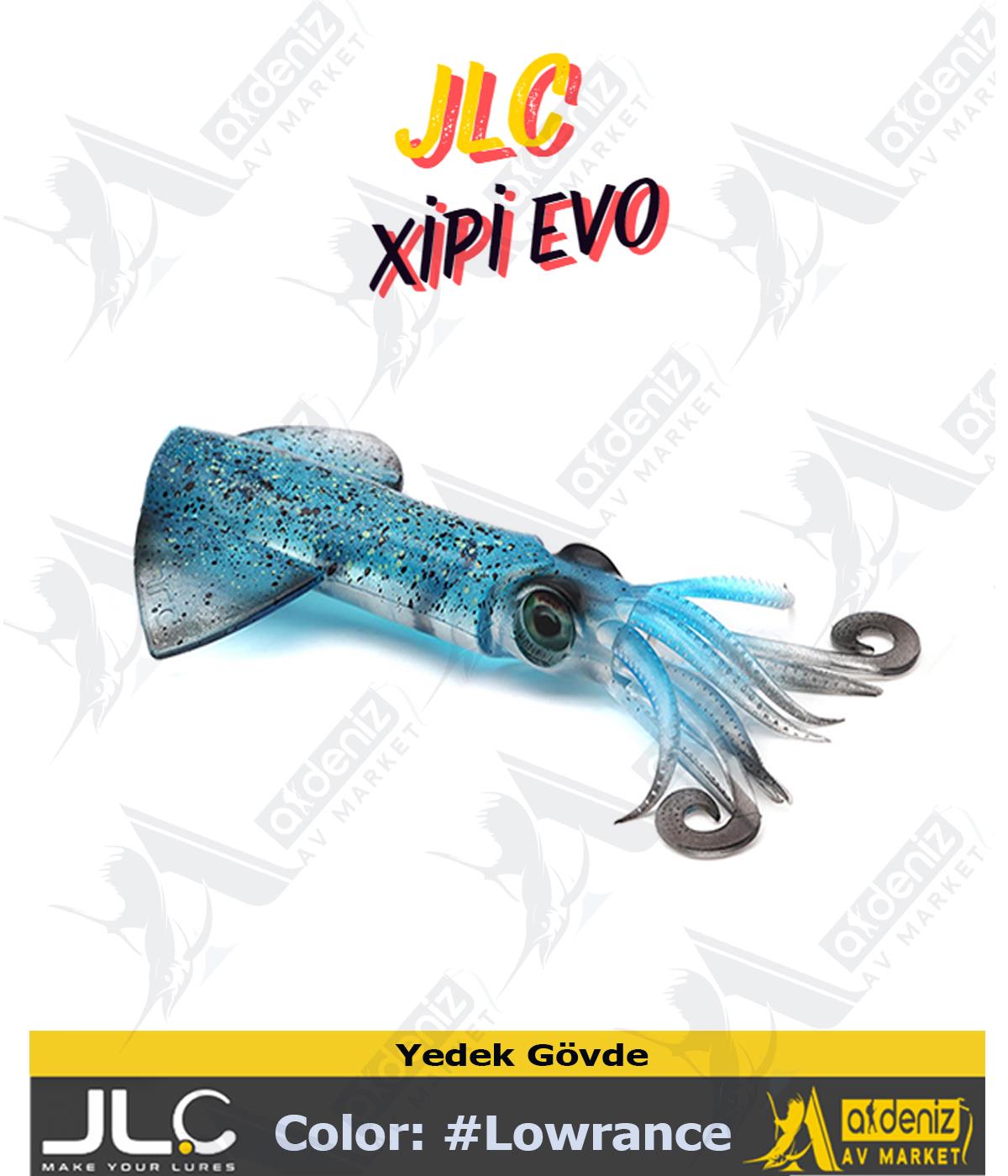 JLC Jigging A La Carta XİPİ EVO Body Replacement #Blue Glow Limited Edition Lowrance Silikon Kalamar Yedek GövdeJLC JİGGİNG A LA CARTA