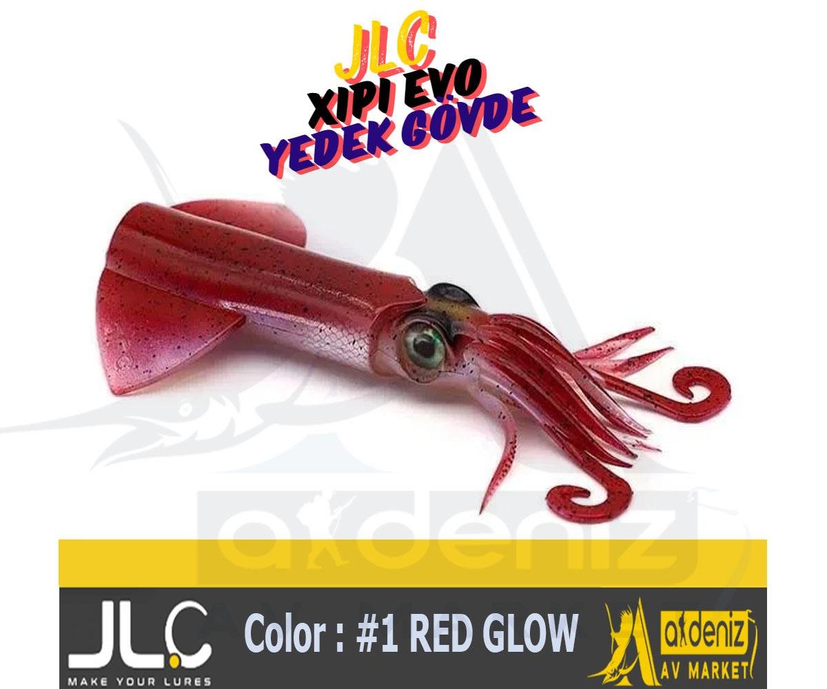 JLC Jigging A La Carta XIPI EVO Body Replacement #1 RED GLOW Silikon Kalamar Yedek GövdeJLC JİGGİNG A LA CARTA