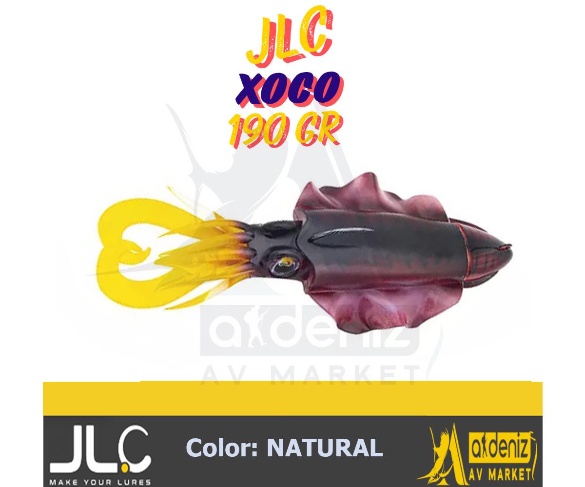 JLC Jigging A La Carta XOCO 190 Gr #1 Natural kahverengi renk Combo Silikon Sübye Yem
