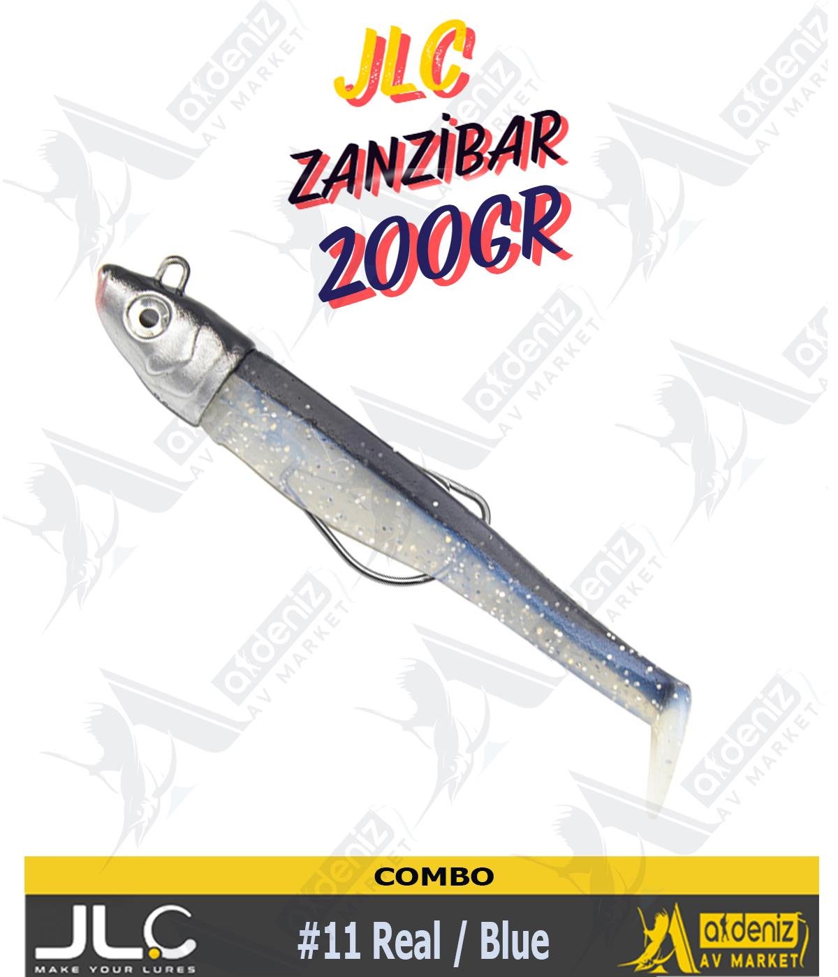 JLC Jigging A La Carta Zanzibar Combo Silikon Balık 150 mm 200 gr #11 Real BlueJLC JİGGİNG A LA CARTA