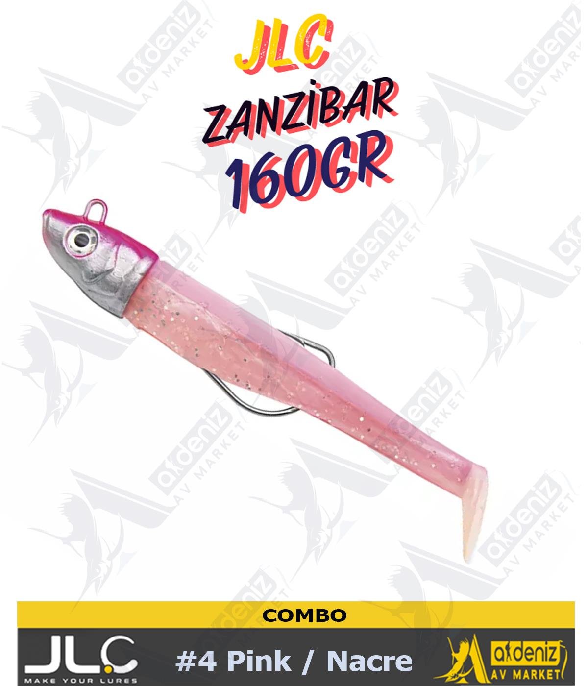JLC Jigging A La Carta Zanzibar Combo Silikon Balık 150 mm 160 gr #4 Pink NacreJLC JİGGİNG A LA CARTA