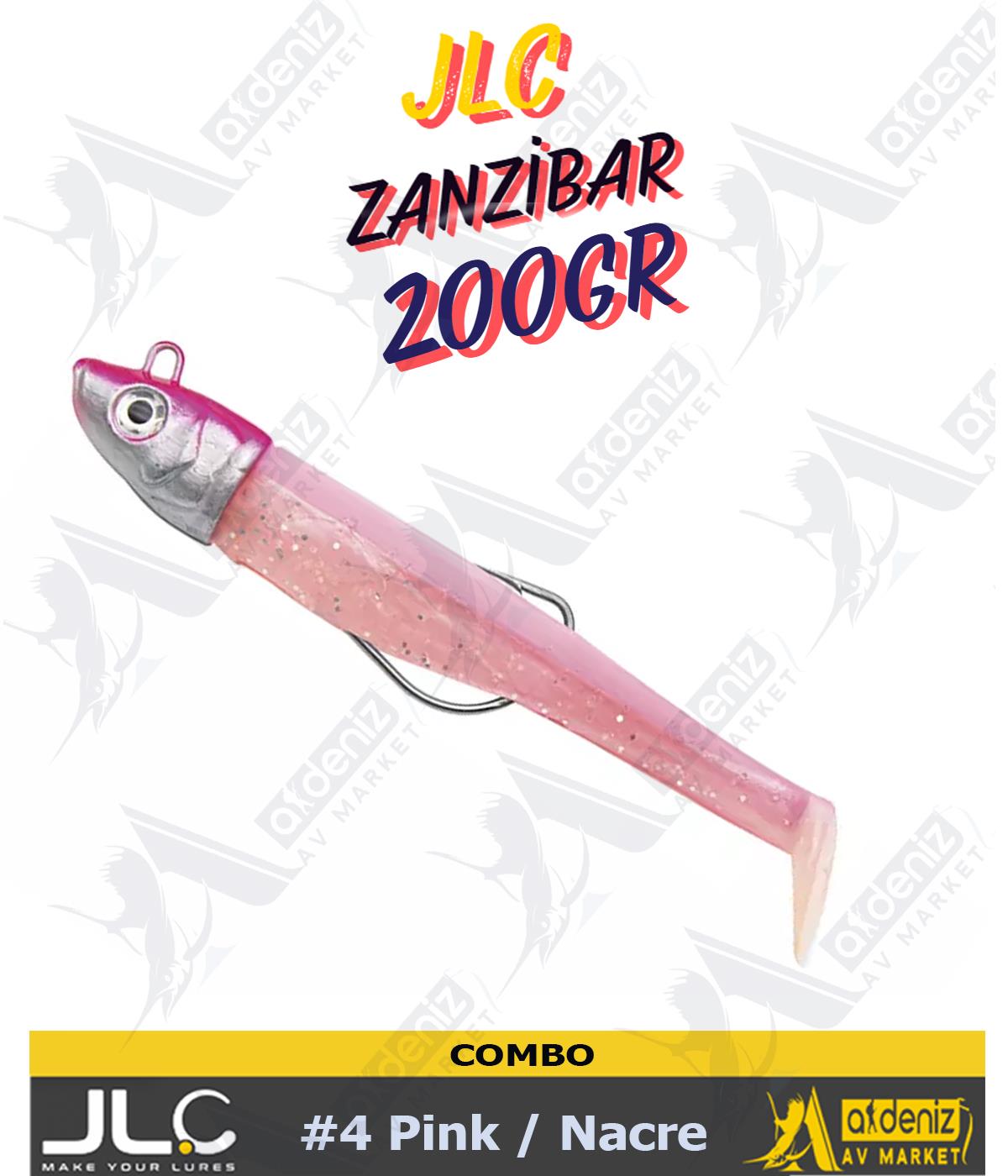 JLC Jigging A La Carta Zanzibar Combo Silikon Balık 150 mm 200 gr #4 Pink NacreJLC JİGGİNG A LA CARTA