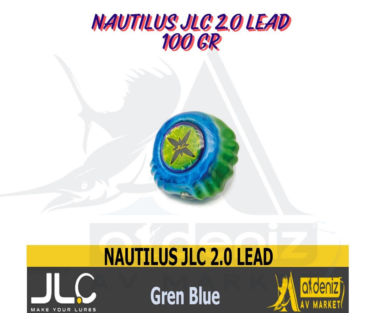 JLC Nautilus 2.0 Lead Tai Rubber 100 gr Yedek Kafa Color:4 Green/BlueJLC JİGGİNG A LA CARTA