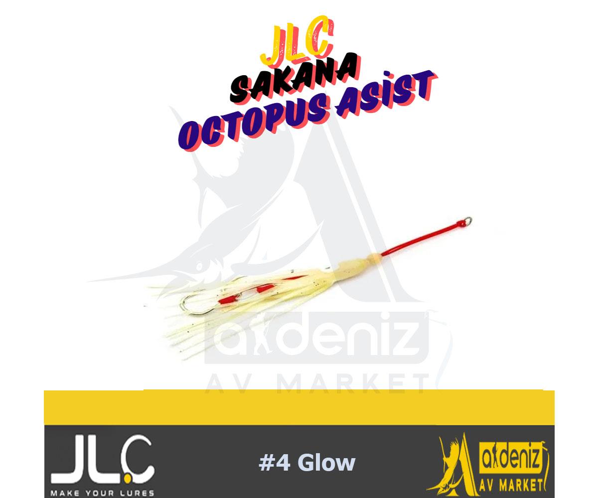 JLC Octopus M&W Soft Bait S-2 12cm Assembly #4 GlowJLC JİGGİNG A LA CARTA