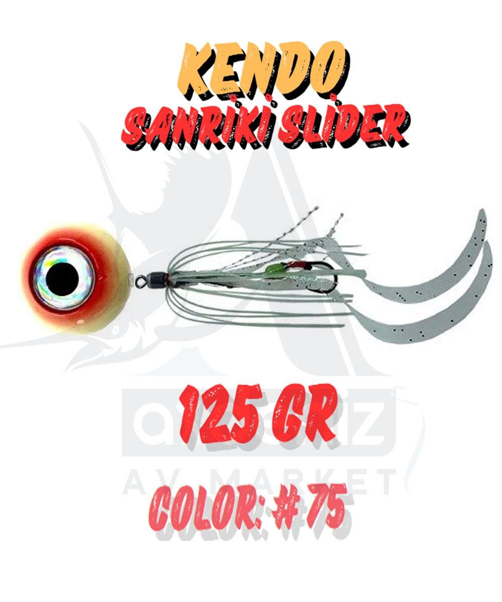 Kendo Sanriki Slider Tai Rubber Yem 125 gr Color:75KENDO