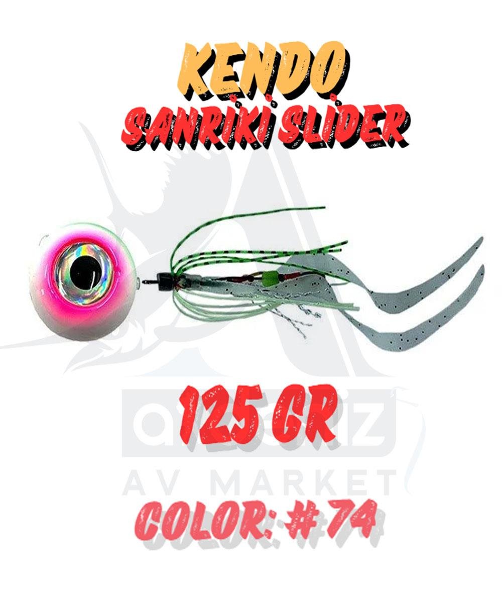 Kendo Sanriki Slider Tai Rubber Yem 125 gr Color:74KENDO