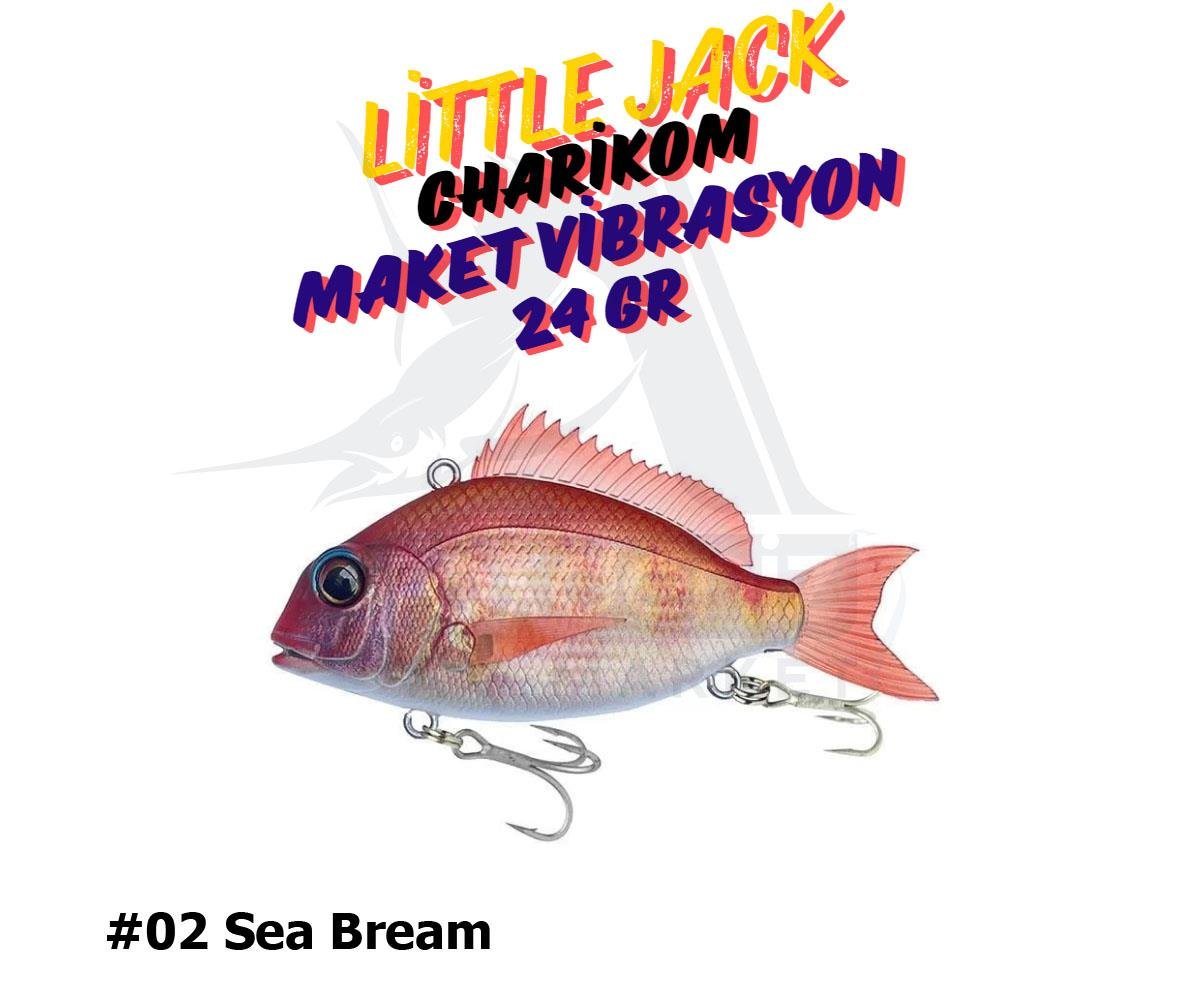Little Jack Charikom Maket Vibrasyon Yem 65 mm 24 gr #02 Sea BreamLİTTLE JACK