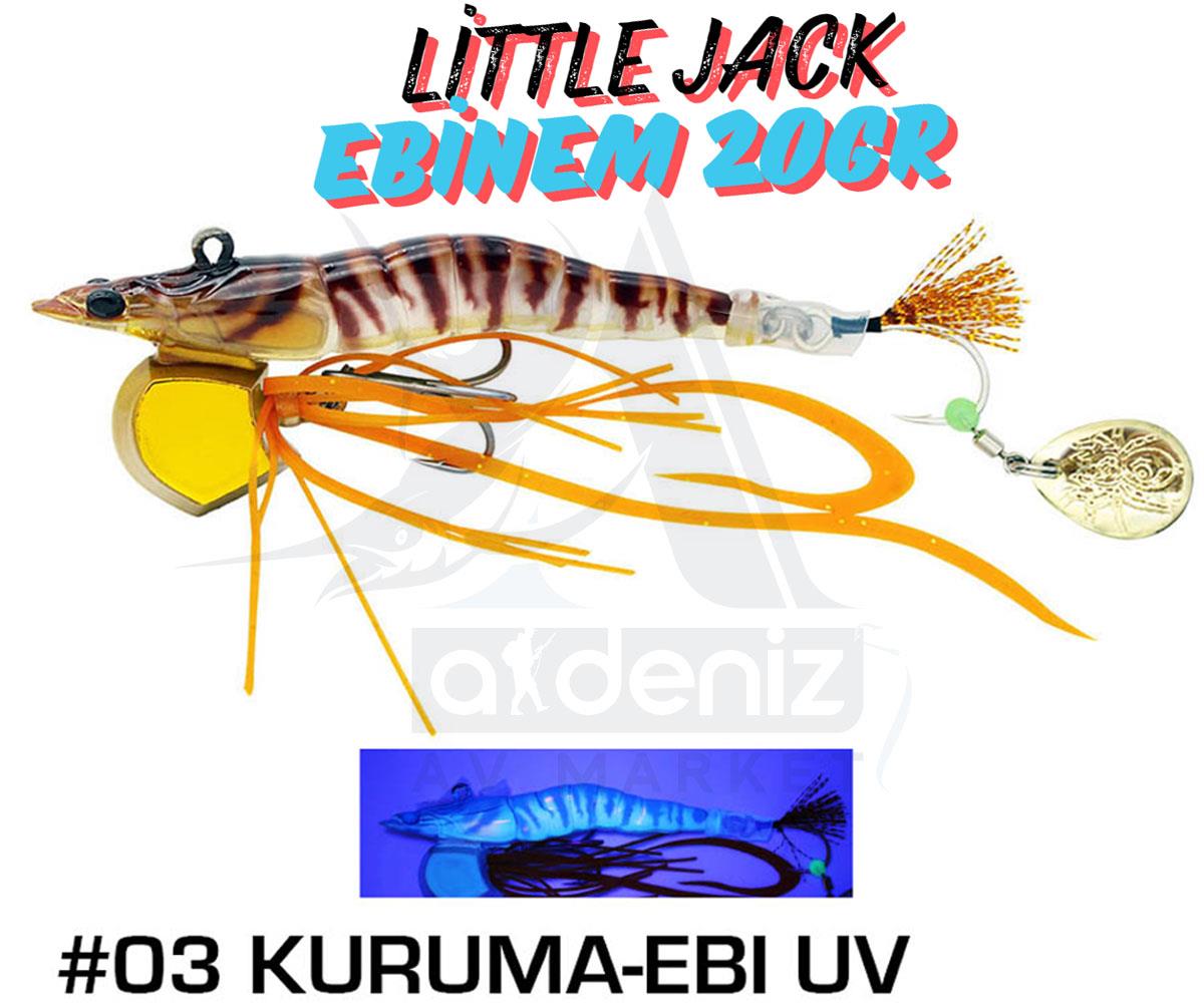 Little Jack Ebinem 6,05 cm 20 gr #03 Kuruma Ebi UVLİTTLE JACK