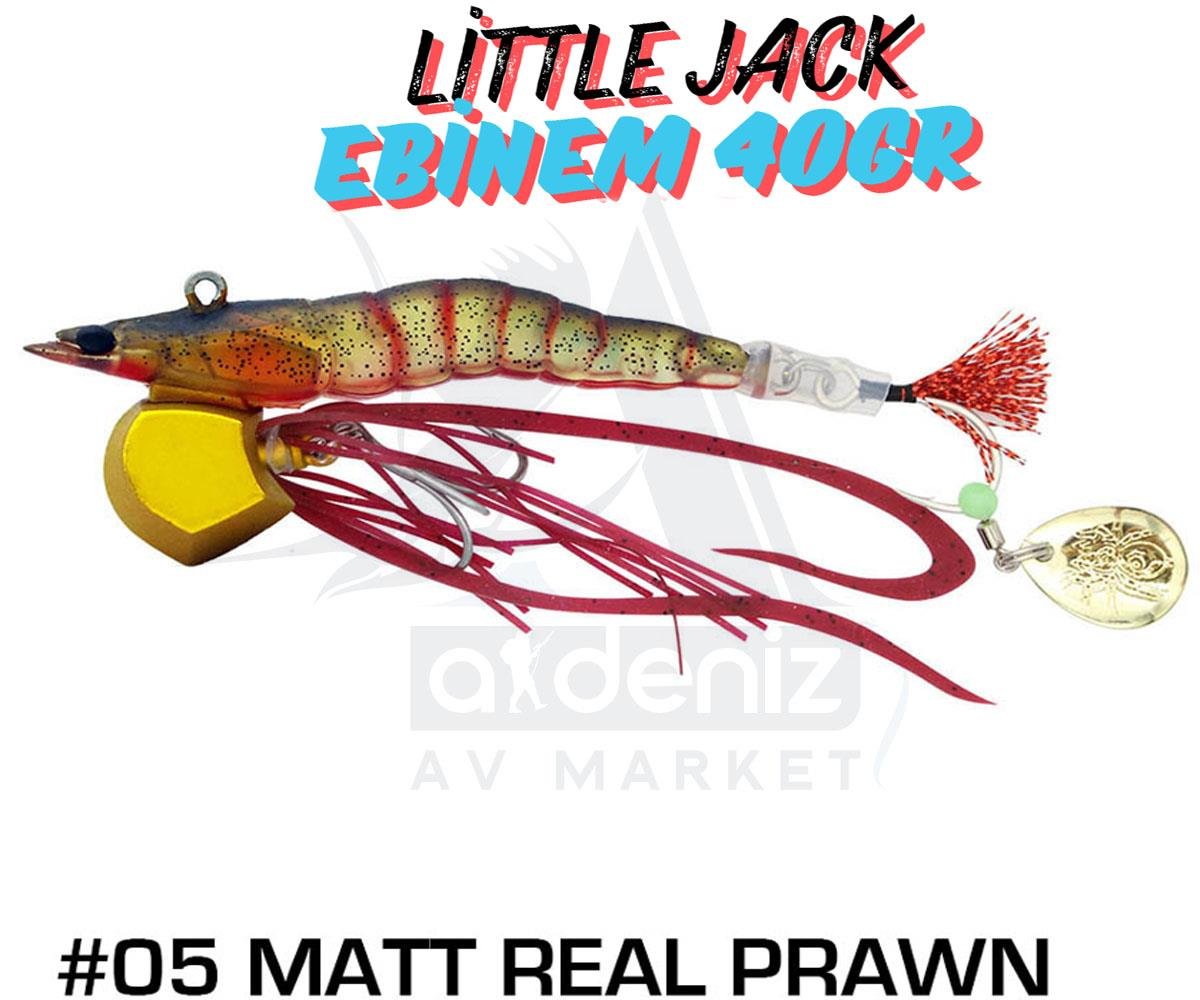 Little Jack Ebinem 7,57 cm 40 gr #05 Matt Real PrawnLİTTLE JACK