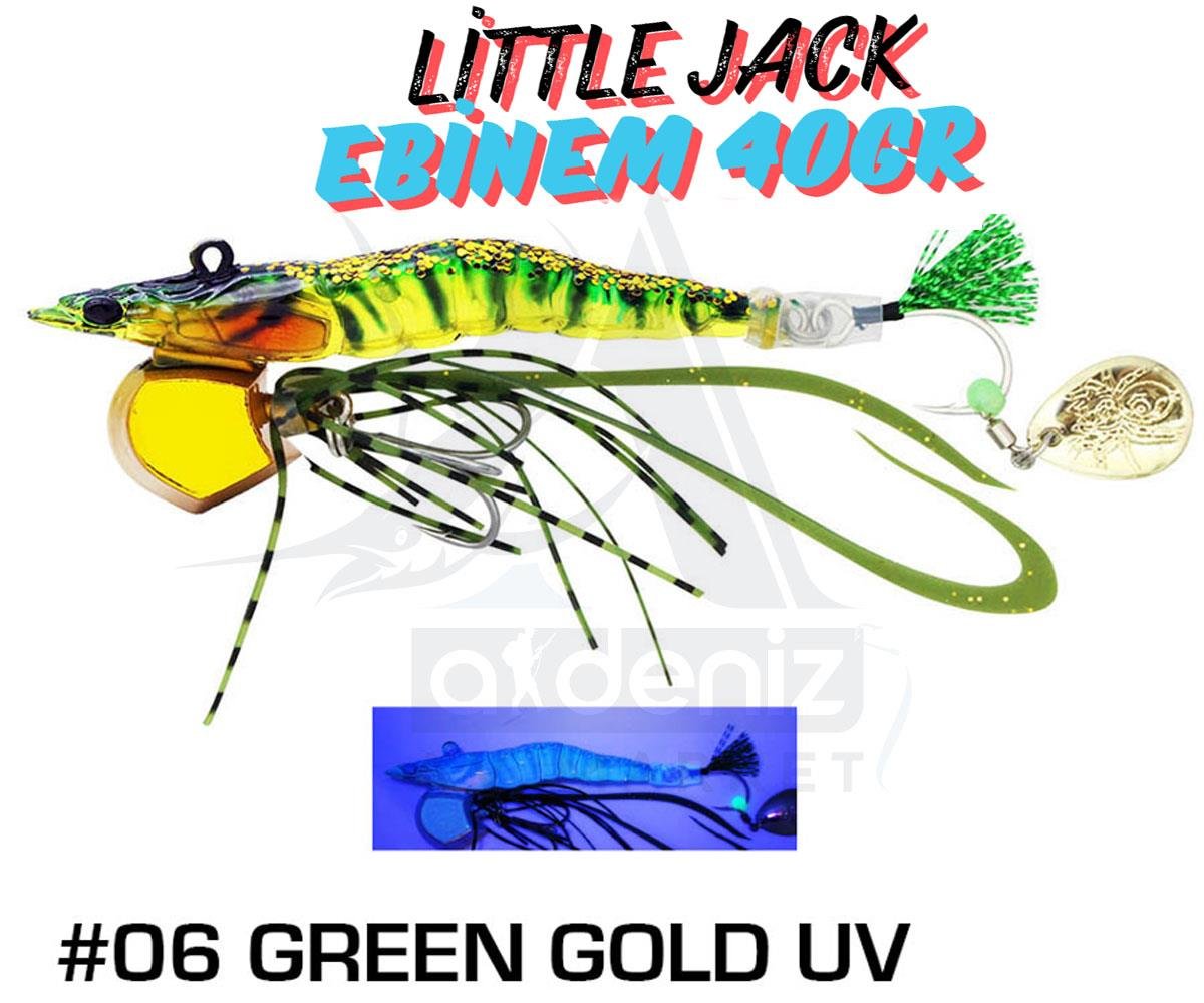 Little Jack Ebinem 7,57 cm 40 gr #06 Green Gold UVLİTTLE JACK