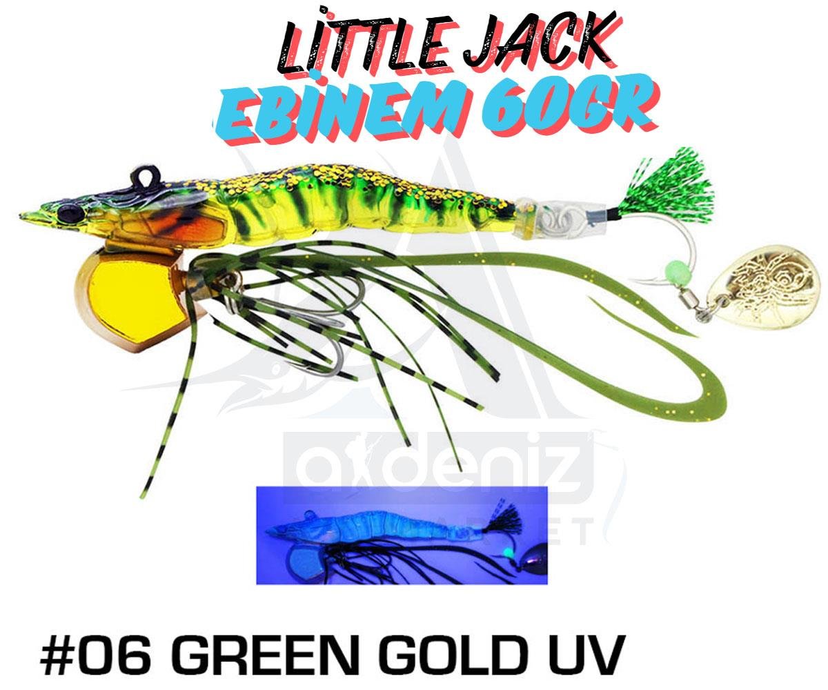 Little Jack Ebinem 7,57 cm 60 gr #06 Green Gold UVLİTTLE JACK