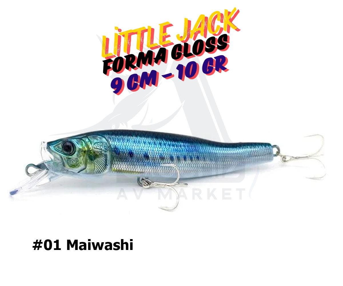 Little Jack Forma Gloss Maket Suni Yem 90 mm 10 gr  #01 MaiwashiLİTTLE JACK