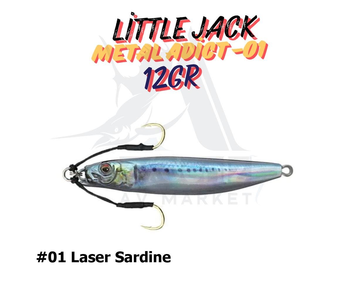 Little Jack Metal Adict-01 12 gr Jig Yem #01 Laser SardineLİTTLE JACK