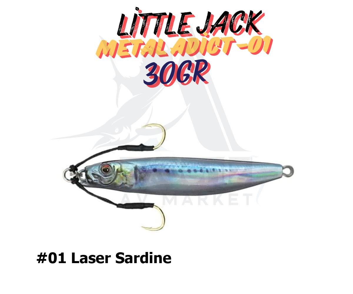Little Jack Metal Adict-01 30 gr Jig Yem #01 Laser SardineLİTTLE JACK