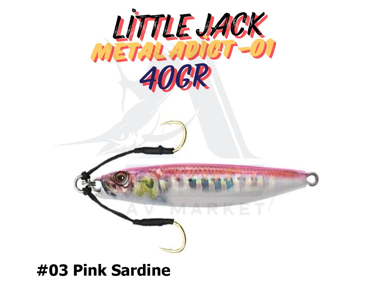 Little Jack Metal Adict-01 40 gr Jig Yem #03 Pink SardineLİTTLE JACK