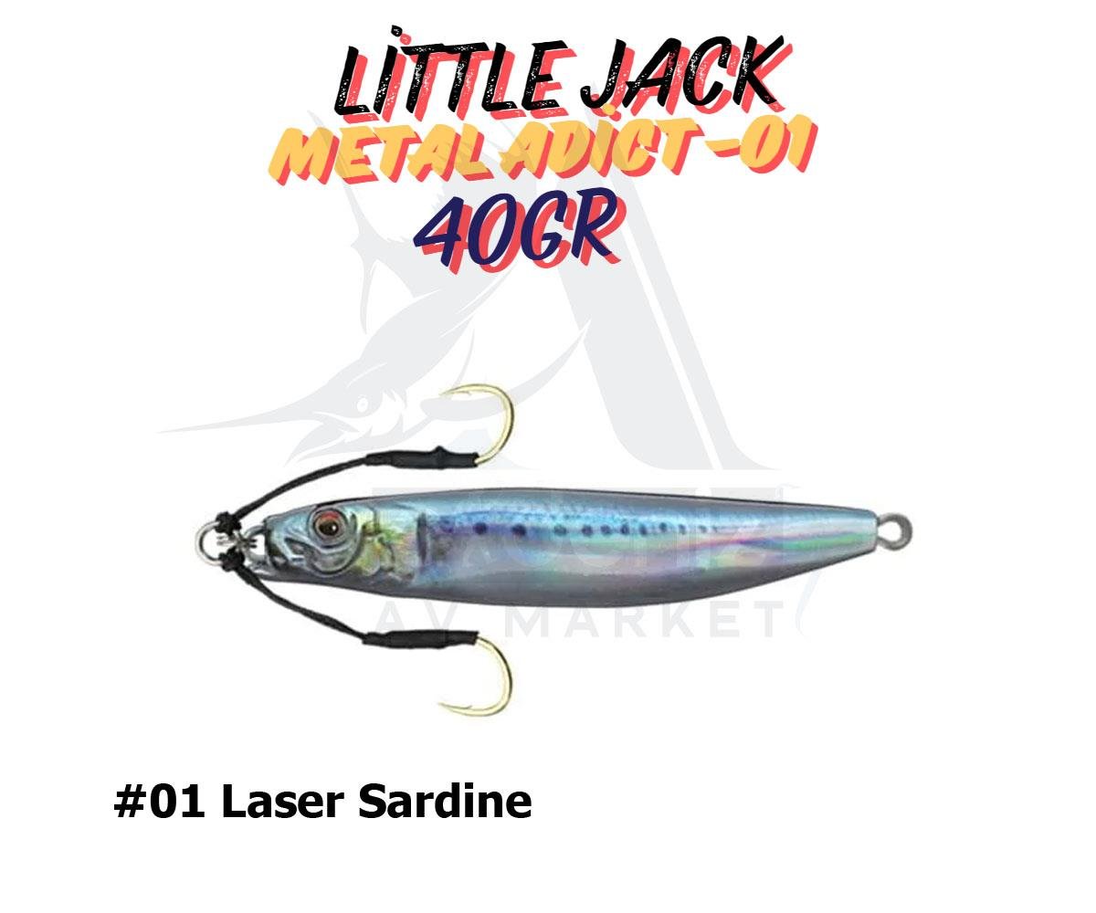 Little Jack Metal Adict-01 40 gr Jig Yem #01 Laser SardineLİTTLE JACK