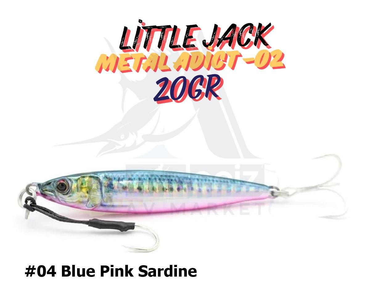 Little Jack Metal Adict-02 20 gr Jig Yem #04 Blue Pink SardineLİTTLE JACK