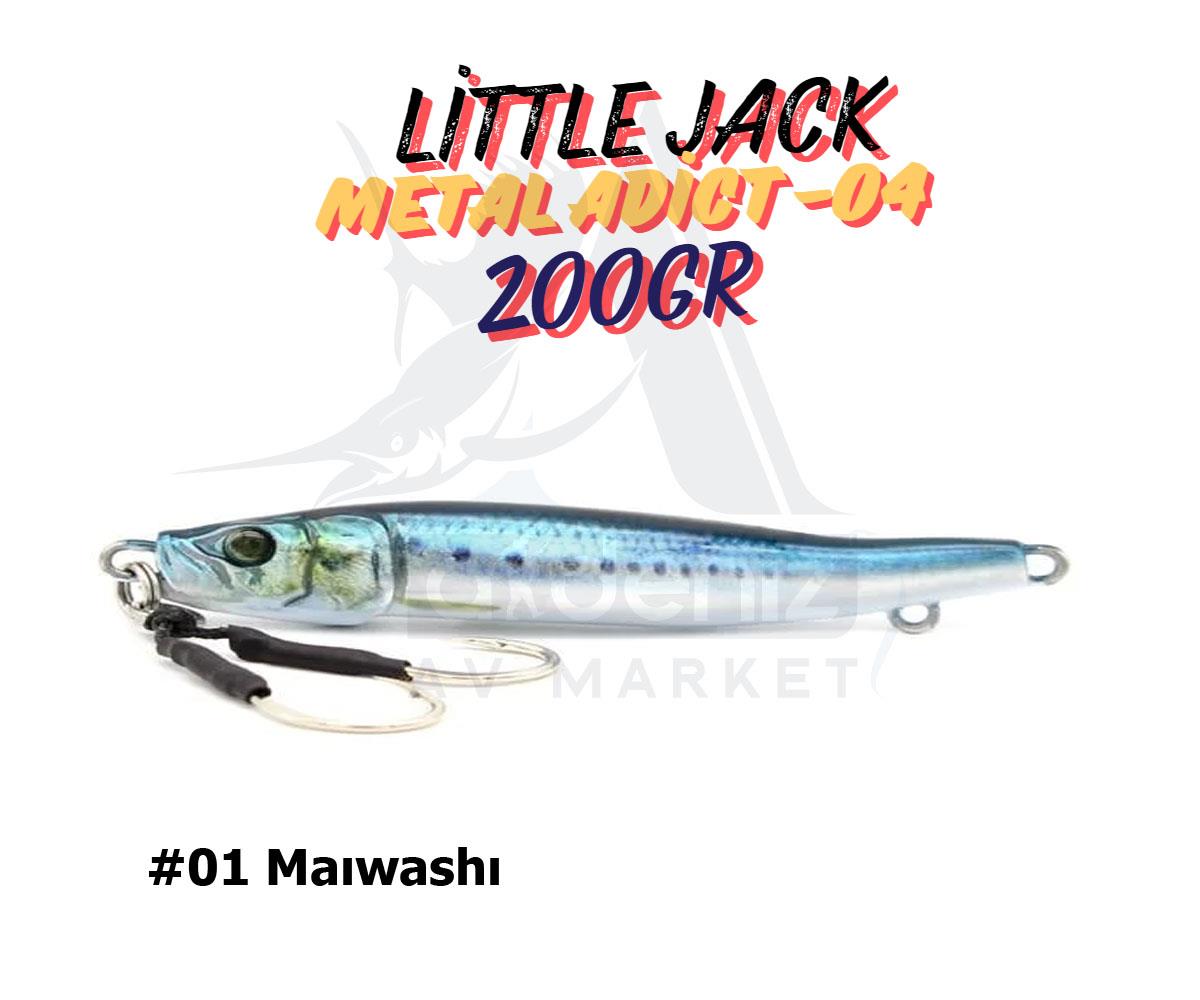 Little Jack Metal Adict-04 200 gr Jig Yem #01 MaıwashıLİTTLE JACK