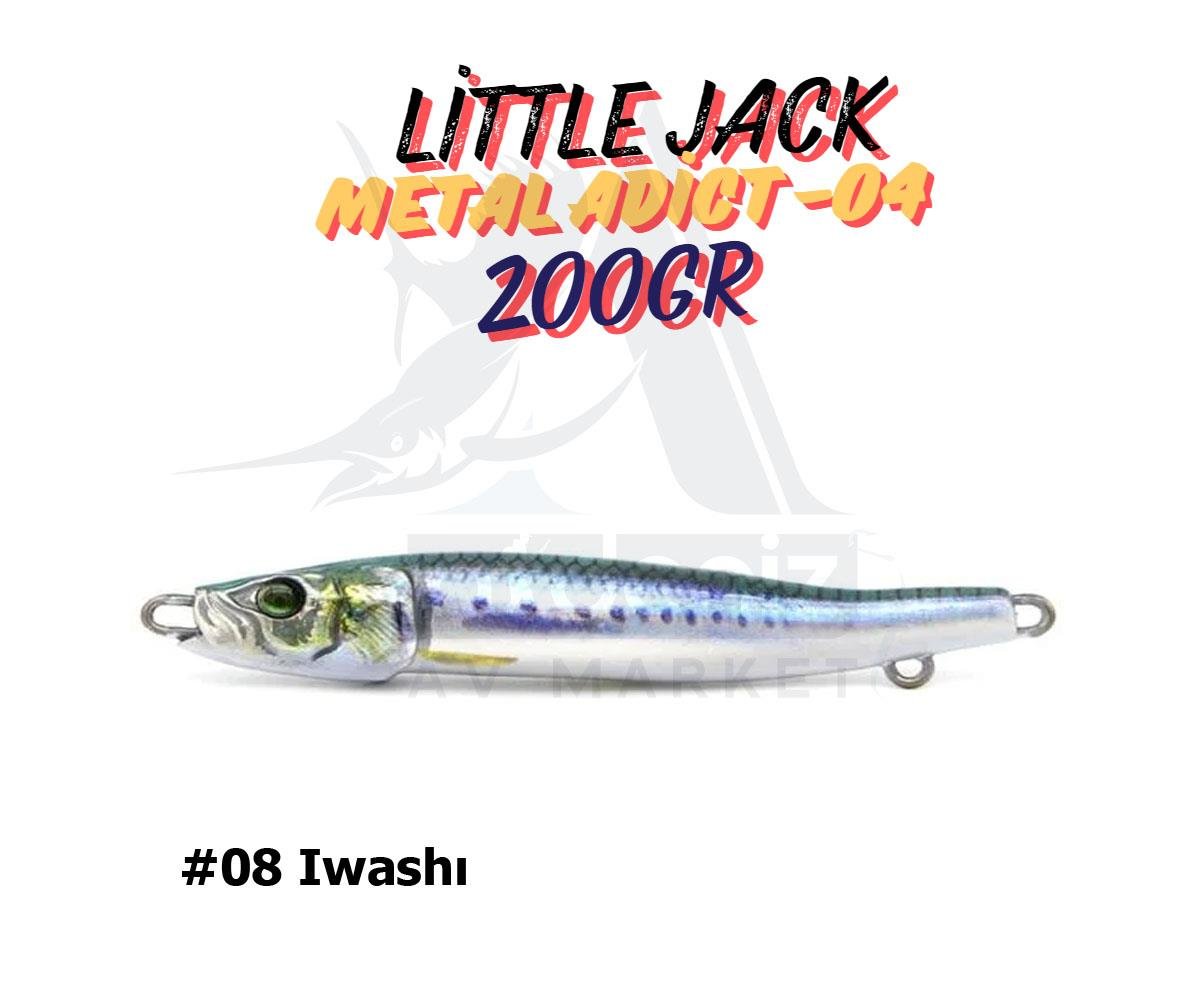 Little Jack Metal Adict-04 200 gr Jig Yem #08 IwashıLİTTLE JACK