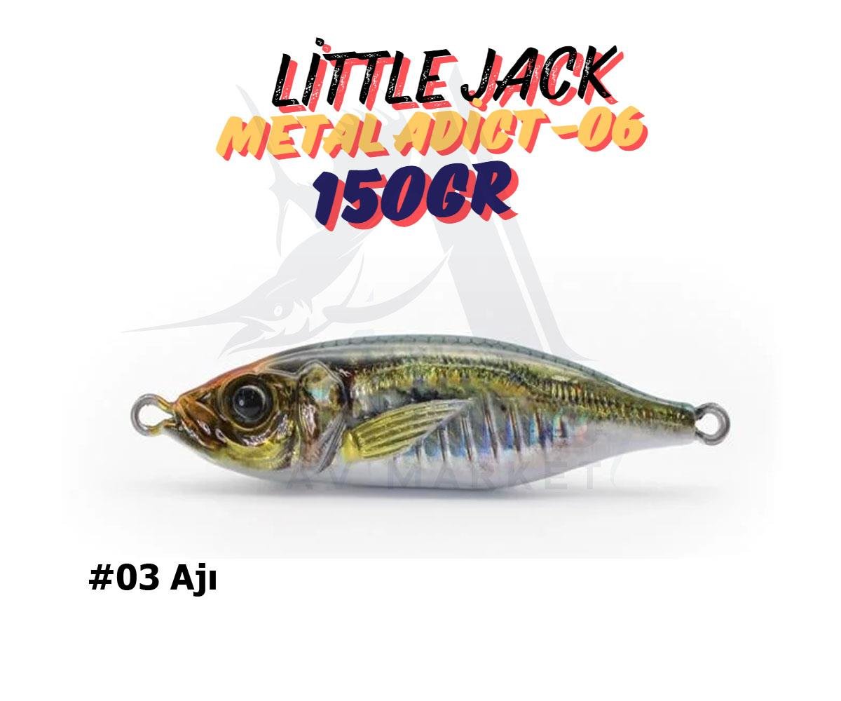 Little Jack Metal Adict-06 150 gr Jig Yem #03 AjıLİTTLE JACK