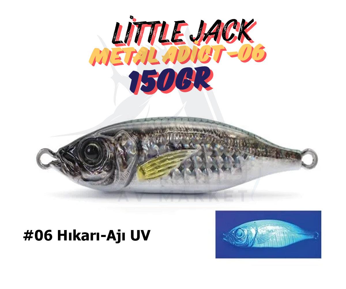 Little Jack Metal Adict-06 150 gr Jig Yem #06 Hıkarı-Ajı UVLİTTLE JACK
