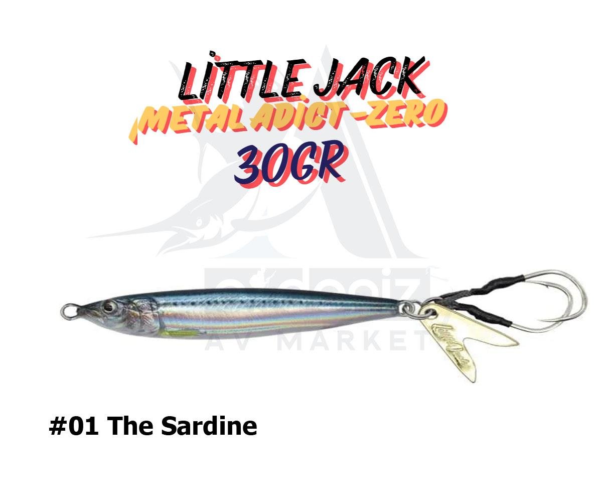 Little Jack Metal Adict-ZERO 30 gr Jig Yem #01 The SardineLİTTLE JACK