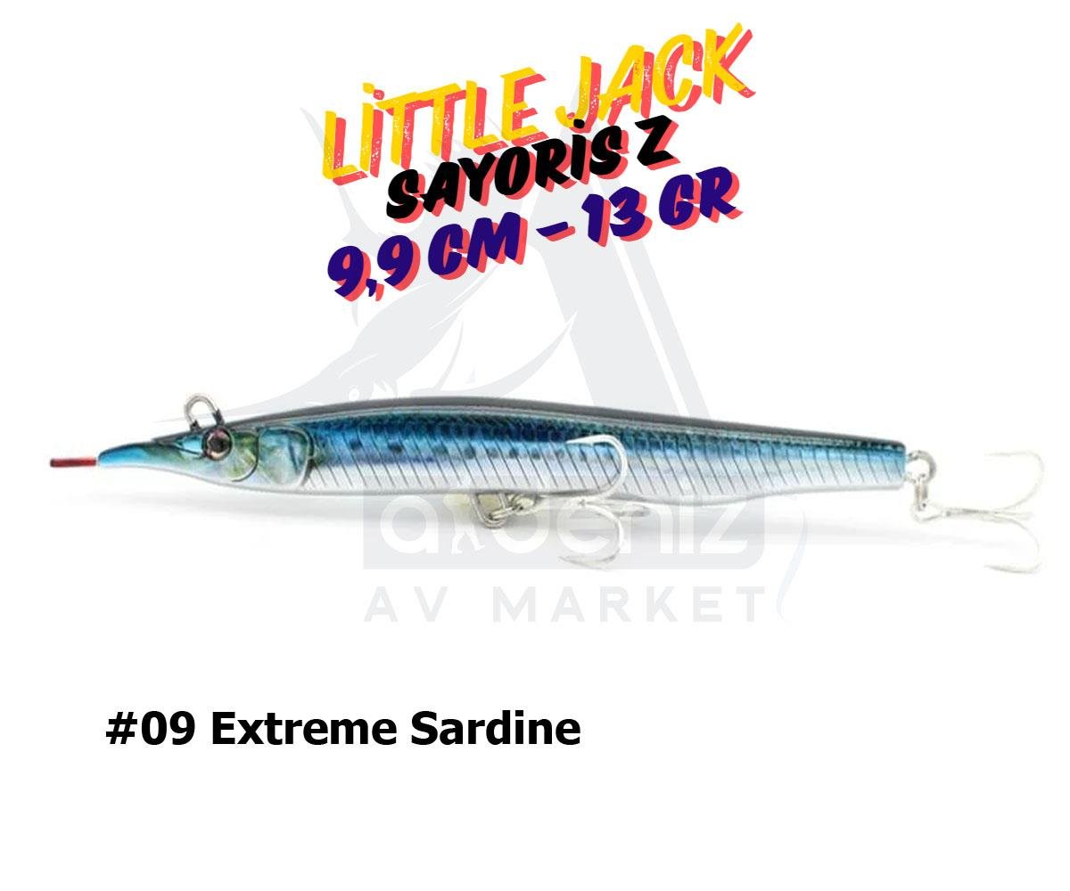 Little Jack Sayoris Z Maket Suni Yem 99 mm 13 gr #09 Extreme SardineLİTTLE JACK