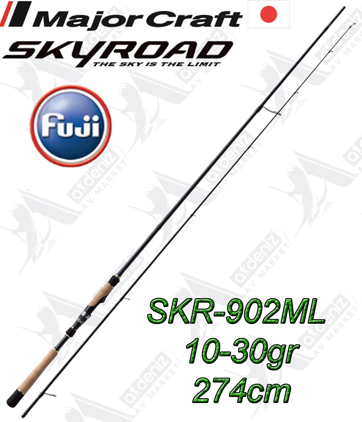 Major Craft SkyRoad Seabass SKR-902ML 274cm 10-30gr 2 Parça