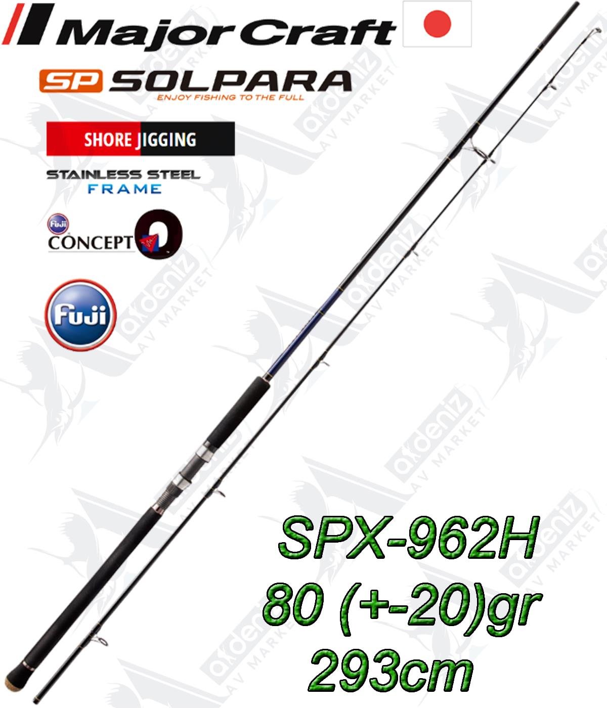 Major Craft Solpara New Shore Jigging Kamış SPX-962H 293cm 80 (+-20)grMAJOR CRAFT